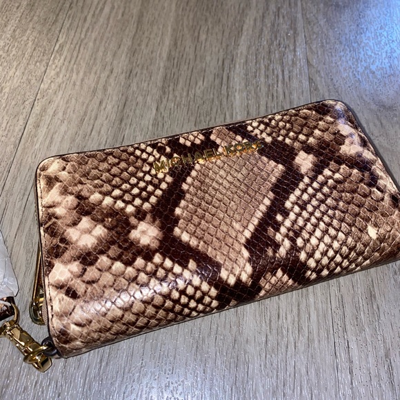 Michael Kors Snakeskin Wallet/Wristlet